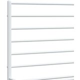 vidaXL Kovinski posteljni okvir z vzglavjem in vznožjem bel 120x200 cm | Shoptok.si