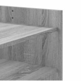  Stolić za kavu siva boja hrasta 100x50x50 cm od drva | Eponuda.com