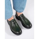 Sergio Leone Green low-heeled shoes by | shoptok.hr