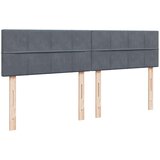 vidaXL Okvir kreveta s madracima tamnosivi 180x200cm baršunasti | shoptok.hr
