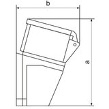 Madras doo Beograd UKO-UTO UTIČNICA ZIDNA 63A 3P+N+E HT135 | ePonuda.com