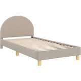  Otroški posteljni okvir z vznožjem Svetlo siva 90 x 190 cm, (5000104650) | Shoptok.si