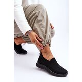 EVENTO PE1 Women's Textile Slip-on Sneakers Black Adiora | Shoptok.si
