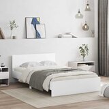  Okvir za krevet s uzglavljem i LED bijeli 140 x 200 cm | Eponuda.ba