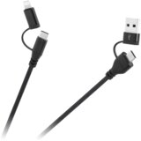 Cabletech kabel USB A/C priključak - USB C/lightning priključak (2+2) 1 m Cijene
