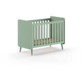 Vipack Modrozelena otroška posteljica iz masivnega bora 60x120 cm BILLY – | Shoptok.si