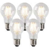LUEDD Set 5 zatemnjenih LED sijalk E27 prozorno steklo 4W 320 lm 2200K Cene