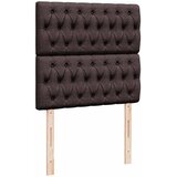  Krevet s oprugama i madracem tamnosmeđi 80x200 cm od tkanine | shoptok.hr