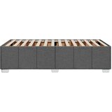  Okvir kreveta bez madraca tamnosivi 100x200 cm od tkanine | shoptok.hr
