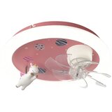  LED dečije prigušiva plafonsko svetlo sa ventilatorom LED/48W/230V 3000/4000/6000K ružičasto | Eponuda.com