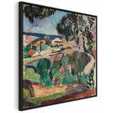  Slika - Henri Matisse – Landscape at Collioure 40x40 U crnom drvenom okviru | shoptok.hr