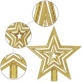 springos Božićni Ukras "Zvijezda", 14,5 cm, Zlatna | shoptok.hr