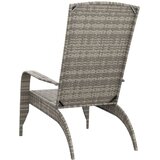  Vrtna Adirondack stolica siva poli ratan | shoptok.hr
