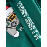 Next Majica siva / zelena / rdeča / bela | Shoptok.si