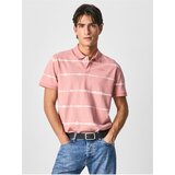 Pepe Jeans Pink Men's Striped Polo T-Shirt Farrell - Men | shoptok.hr