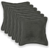  Presvlaka za jastuk 6 kom. HOUTEN Tamnosiva 40 x 40 cm Bouclé - Tamnosiva 40 x 40 cm 6 | shoptok.hr