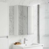  Kupaonski ormar s ogledalom Bijelo 33 x 11,5 x 50 cm | shoptok.hr