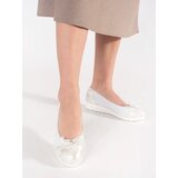 GOODIN White and silver women's wedge shoes | shoptok.hr