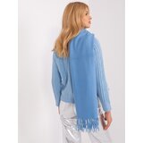 Wool Fashion Italia Scarf-AT-SZ-23185.73P-blue | Shoptok.si