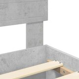  Konstrukcija postelje z vzglavjem Betonsko siva 140 x 200 cm, (5000102556) | Shoptok.si