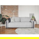 ELTAP Svijetlo siva sklopiva/s prostorom za odlaganje sofa od samta 244 cm Arcadova – | shoptok.hr