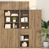 vidaXL Highboard Umjetnički hrast 45 x 42,5 x 185 cm Konstruirano drvo | shoptok.hr