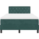 Box LED Box Spring Postelja Temno zelena 120 x 190 cm Žamet, (5000128651) | Shoptok.si