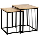 Mömax set mizic neapel, 2-Delni, barva hrasta, črna | Shoptok.si