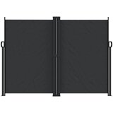  Bočna tenda na uvlačenje crna 180 x 1000 cm | shoptok.hr