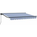 Ručno sklopiva tenda Plava i bijela 3,5 x 2 m | shoptok.hr