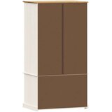 vidaXL Garderobna omara VIGO bela 90x55x176 cm trdna borovina | Shoptok.si