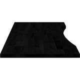 vidaXL Mizna plošča temno rjava 120x50x2,5 cm trdna hrastovina | Shoptok.si