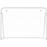  Nogometni gol s mrežom bijeli 214x75x152 cm čelik i poliester | Eponuda.com