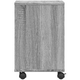 vidaXL Stalak za pisač s kotačima siva boja hrasta 41 x 32 x 48 cm | shoptok.hr