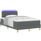 Box spring krevet Tamno siva 120 x 200 cm tkanina | shoptok.hr