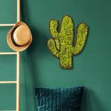Wallity cactus greenwhite decorative wall accessory cene