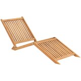 Maison Chic Ležalnik - Sončna ležalnik iz trdne tikovine, (22043339) | Shoptok.si