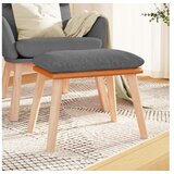 vidaXL Stolček za noge svetlo siv 45x29,5x39 cm blago in umetno usnje Cene