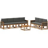  Set vanjskih sofa 7 kom. Prirodna i antracit | shoptok.hr