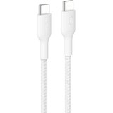 Belkin BOOSTCHARGE gefl.Kab. 60W USB-C /USB-C 2m weiß CAB024hq2mWH | shoptok.hr