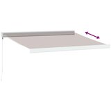 Tenda na ručno uvlačenje smeđa 350 x 250 cm | shoptok.hr