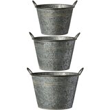  3-delni set kovinskih posod z ročaji - 1 set. | Shoptok.si