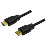 Logilink HDMI Priključni kabel [1x Muški konektor HDMI - 1x Muški konektor HDMI] 3 m Crna Cijene
