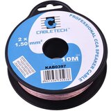 Cabletech kabel za avtozvočnike, 10 m 2 x 1.5 mm, transparent, SW-2X1.5 TR/10 | Shoptok.si