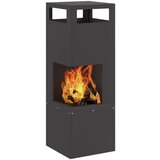 vidaXL Crna Pocinčani čelik 35 x 35 x 100 cm Izdržljivo | shoptok.hr
