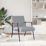  Fotelja Svijetlo siva tkanina | shoptok.hr