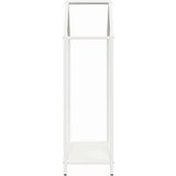  Stalak za drva bijeli 40x25x90 cm hladno valjani čelik | shoptok.hr