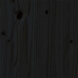  Okvir za krevet od masivnog drva crni 150 x 200 cm veliki | Eponuda.com
