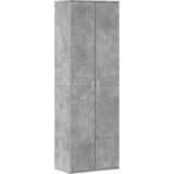 Visoka komoda siva boja betona 60x35x180 cm konstruirano drvo | shoptok.hr