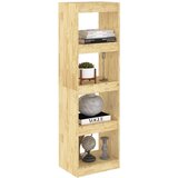 vidaXL knjižna omara za razdelitev prostora 40x30x135,5 cm borovina | Shoptok.si